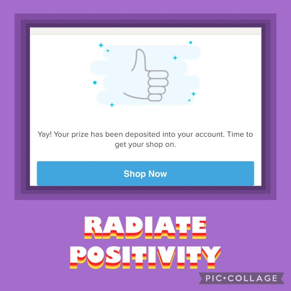 Thank you Poshmark for another Love it or List it win 100.00  2/16/22